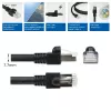 ACT Schwarz 1 meter S/FTP CAT7 PUR flex Patchkabel snagless mit RJ45-Steckern (CAT6A-kompatibel)