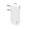 Hama 00014171 Bluetooth-Audiosender für Flugzeuge und universelle Nutzung, 10 h, AUX, Weiß