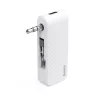 Hama 00014171 Bluetooth-Audiosender für Flugzeuge und universelle Nutzung, 10 h, AUX, Weiß