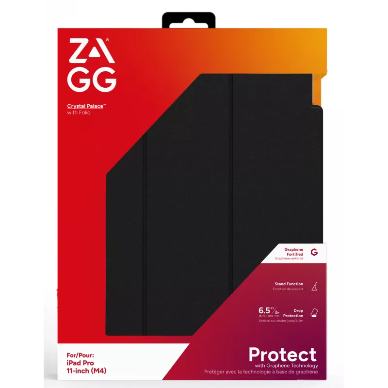 ZAGG Crystal Palace Folio 27,9 cm (11 Zoll) Transparent