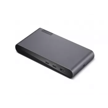 Lenovo 40B30090IT USB-C Notebook-Dockingstation / Port-Replikator, 2× USB 3.2 Gen 2, Grau