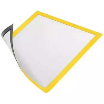 Durable DURAFRAME MAGNETIC A4 Infotafel, gelb, 5er-Pack (486904)