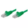 Goobay 5m RJ45 Cat 5e Netzwerkkabel Grün Cat5e U/UTP (UTP)