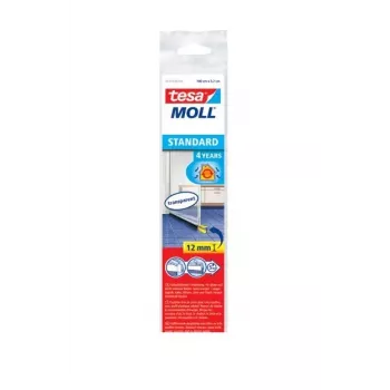 tesa Moll STANDARD Türdichtungsstreifen, Transparent, 37 mm x 1 m, 05433-00102-00