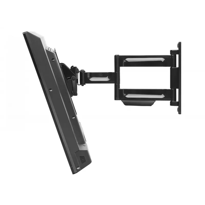 Peerless PARAMOUNT PA740 Gelenk-Wandhalterung, neig- und schwenkbar, für Flachbildschirme 22-40 Zoll (55,9-101,6 cm), Glanzschwarz