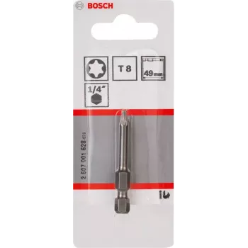Schrauberbit Bosch 2607001628 T8 extra hart 49 mm