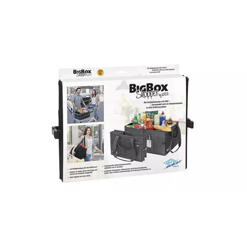 WEDO BigBox Shopper XL Einkaufstasche, Schwarz