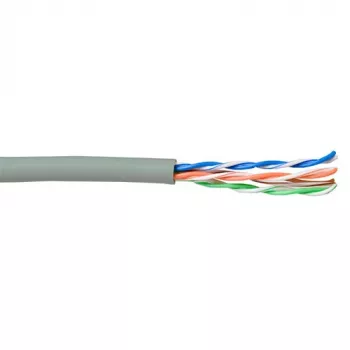 Patchkabel ACT CAT5E U/UTP Litze Grau 100m