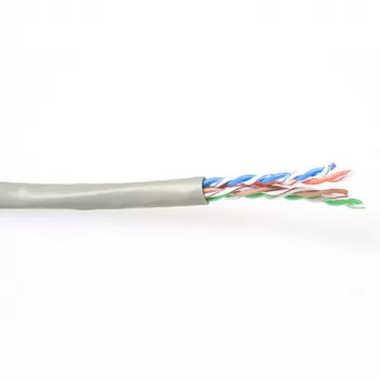 Patchkabel ACT CAT6 U/UTP Litze 100m Elfenbein