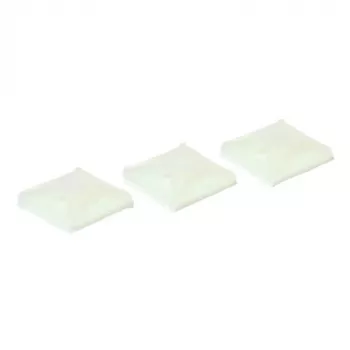 ACT Kabelbinderhalterung selbstklebend, maximale Breite 5,50 mm, Transparent, Nylon, 100 Stück