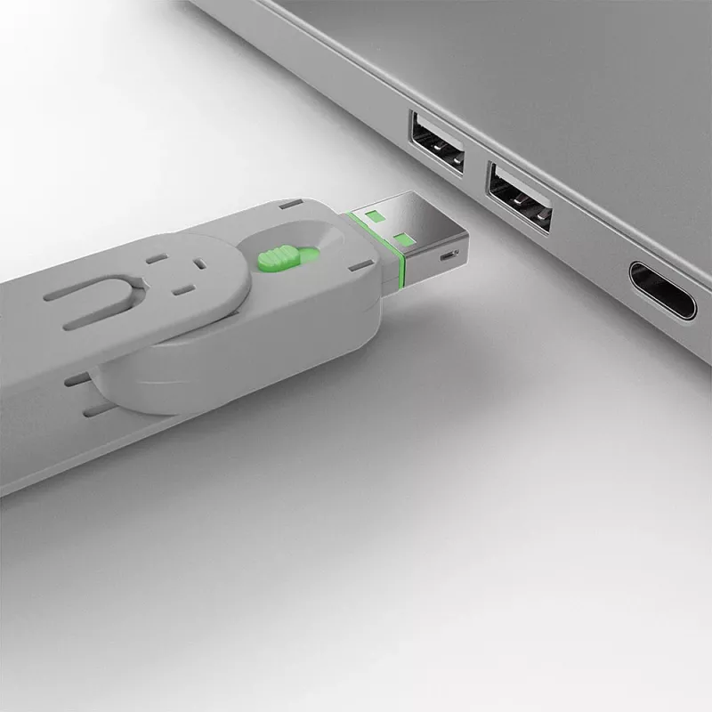 Lindy USB Typ-A Port-Blocker-Schlüssel, Grün