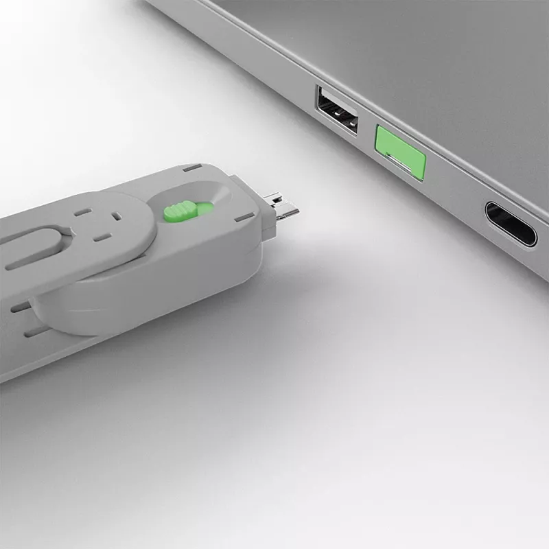 Lindy USB Typ-A Port-Blocker-Schlüssel, Grün