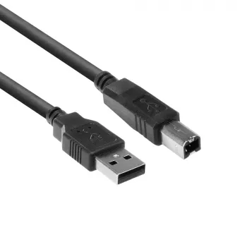 USB-Kabel ACT USB 2.0 A Stecker - USB B Stecker 5,00 m