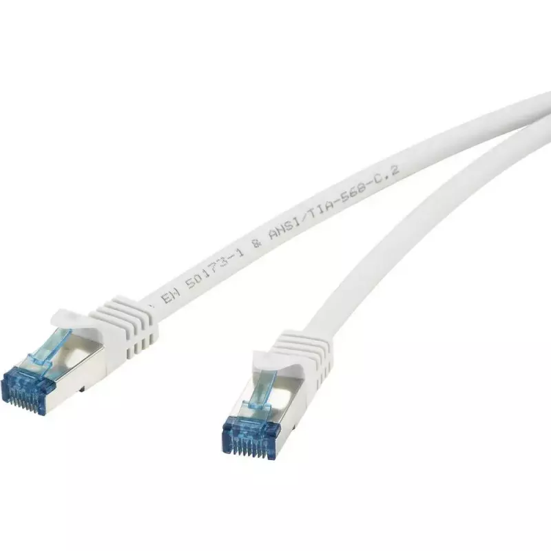Netzwerkkabel Renkforce RF-3829278 3m Cat6a S/FTP Grau