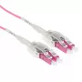 ACT RL8410 OM4 Multimode-Glasfaserkabel 10 m, LC, LSZH, violett