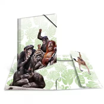 Konventionelle Sammelmappe HERMA Monkey Gang Polypropylen A3