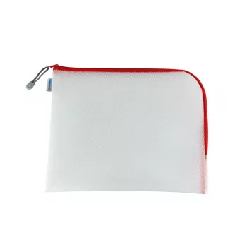 Hartes Federmäppchen HERMA 20014 Rot Transparent