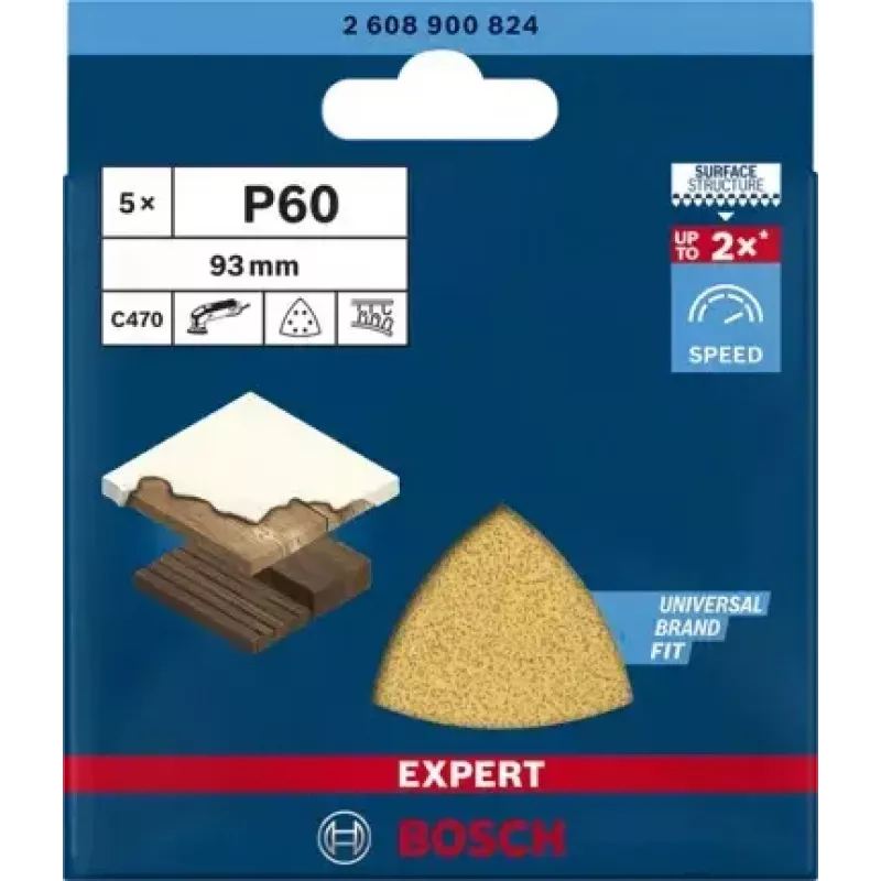 Bosch 2 608 900 824 Rotationswerkzeug Schleif-/Schmirgelzubehör Holz Schleifblatt