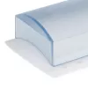 Westmark 21162270 Butterdose, Polypropylen (PP), 5,5 cm hoch, weiß/transparent