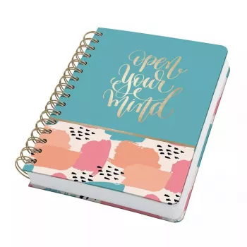 Sigel Jolie Mint Inspiration JN611 Notizbuch, 240 Seiten, Punktkariert, 168 x 215 mm