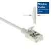 ACT Grau 10m LSZH U/FTP CAT6A Rechenzentrums-Slimline-Patchkabel rastnasenfrei mit RJ45-Steckern