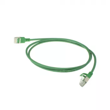 ACT Grün 7m LSZH U/FTP CAT6A Rechenzentrums-Slimline-Patchkabel mit Rastnasenschutz und RJ45-Steckern