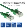 ACT Grün 7m LSZH U/FTP CAT6A Rechenzentrums-Slimline-Patchkabel mit Rastnasenschutz und RJ45-Steckern
