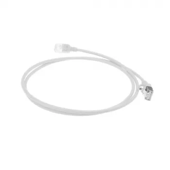 ACT Weiß 2 Meter LSZH U/FTP CAT6A Datacenter Slimline Patchkabel RJ45