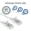 ACT Weiß 2 Meter LSZH U/FTP CAT6A Datacenter Slimline Patchkabel RJ45