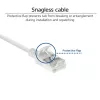 ACT Weiß 2 Meter LSZH U/FTP CAT6A Datacenter Slimline Patchkabel RJ45