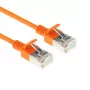 ACT Orange 1 m LSZH U/FTP CAT6A Datacenter-Slimline-Patchkabel mit Rastnasenschutz und RJ45-Steckern