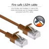 ACT Braun 0,15 Meter LSZH U/FTP CAT6A Datacenter-Slimline-Patchkabel snagless mit RJ45-Steckern