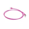 ACT Pink 2 Meter LSZH U/FTP CAT6A Rechenzentrum Slimline Patchkabel snagless mit RJ45 Steckern