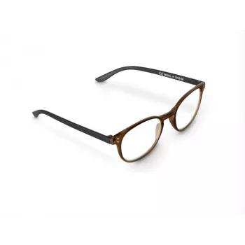 Hama 00096234 Lesebrille Unisex Oval Vollrand Braun