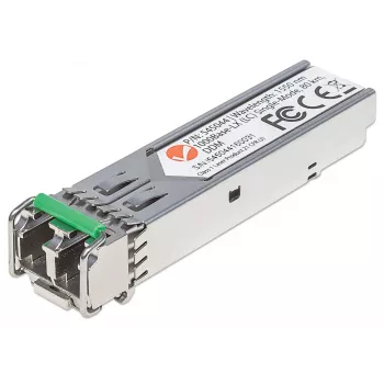 Intellinet 545044 Gigabit SFP Mini-GBIC Transceiver, 1000Base-ZX (LC), Singlemode, 80 km, 1550 nm