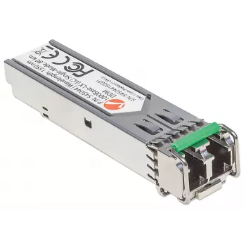Intellinet 545044 Gigabit SFP Mini-GBIC Transceiver, 1000Base-ZX (LC), Singlemode, 80 km, 1550 nm