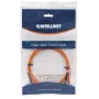 Intellinet Glasfaser-Patchkabel, OM2, ST/ST, 1m, Orange, Duplex, Multimode, 50/125 µm, LSZH, Faser, lebenslange Garantie