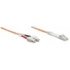 Intellinet 470391 Glasfaser-Patchkabel, OM2, LC/SC Duplex Multimode, 50/125 µm, 5 m, orange