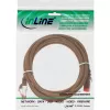 InLine 76403K Patchkabel S/FTP (PiMF) Cat.6, braun, 3 m