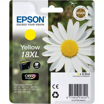 Tintenpatrone Epson Einzelpackung 18XL Claria Home Gelb