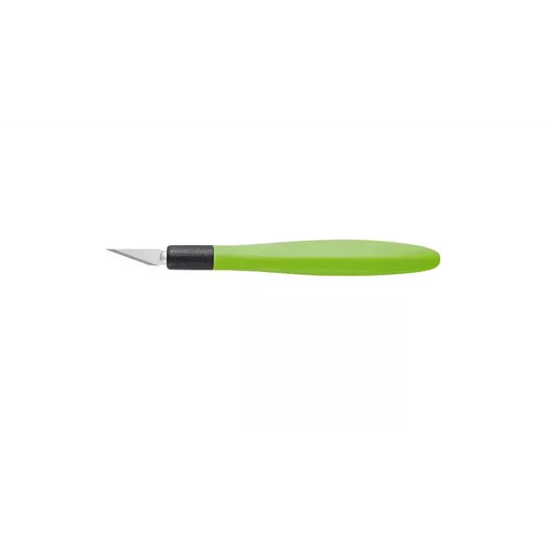 Wedo 78 72199 Universalmesser mit feststehender Klinge, Limettengrün