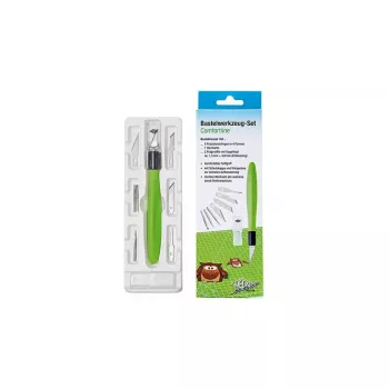 Wedo 78 72199 Universalmesser mit feststehender Klinge, Limettengrün