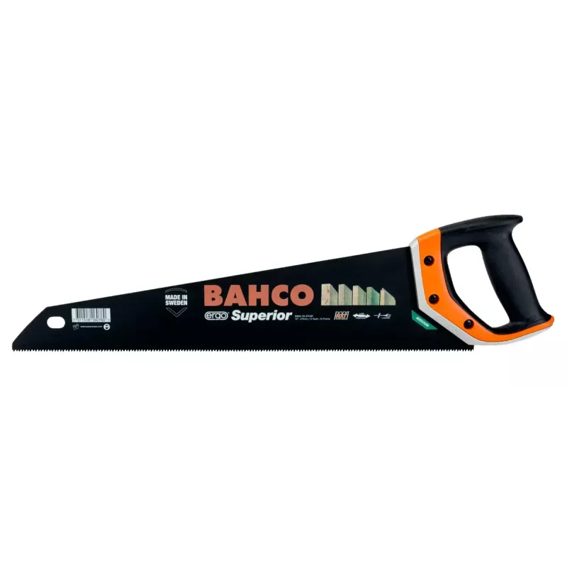 Bahco 2600-19-XT-HP Superior Fuchsschwanz, 475 mm, 9 Z/Zoll