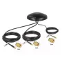 Navilock 12457 Multiband-GPS/LTE/UMTS/GSM-SMA-Dachmontage-Außenantenne mit Rundstrahlcharakteristik
