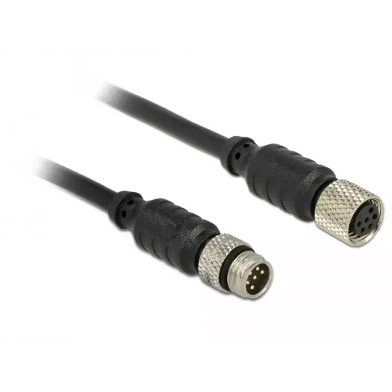 Serielles Kabel Navilock 62974 Schwarz 5 m M8