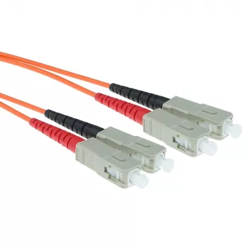 ACT 5 Meter LSZH Multimode 62.5/125 OM1 Glasfaser-Patchkabel Duplex mit SC-Steckern