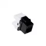 ACT CAT6 Keystone Jack ungeschirmt Schneidklemme weiß, RJ45, IDC, Weiß