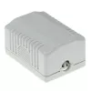 Aufputz geschirmte Anschlussdose ACT FA5005 für 1× CAT5E-Buchse, 39×29,5×54 mm