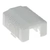 Aufputz geschirmte Anschlussdose ACT FA5005 für 1× CAT5E-Buchse, 39×29,5×54 mm