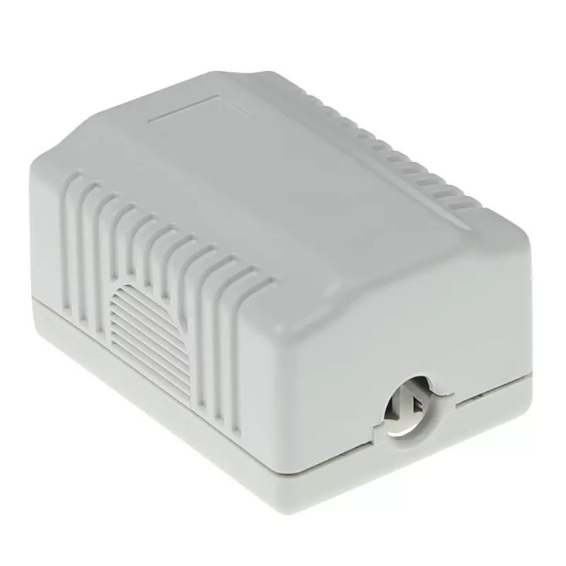 Aufputz-Abschirmdose ACT CAT6, 1-Port, 39×54×29,5 mm